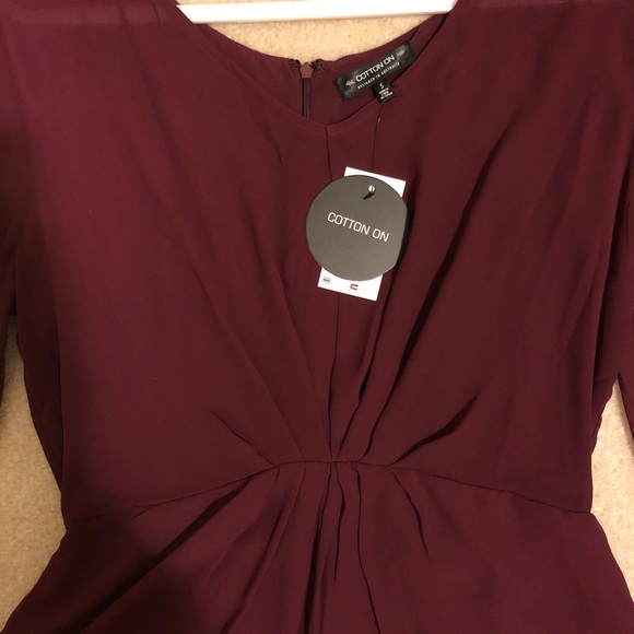 💜Cotton On Chiffon Long Sleeved Layered Playsuit - Picture 2 of 5